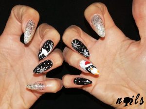 Christmas Nails Barbie Nails